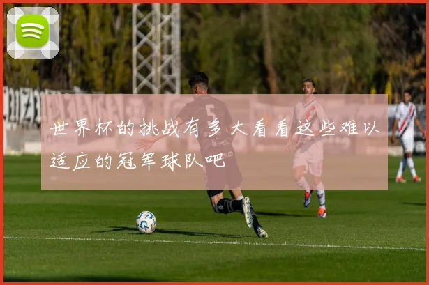 世界杯的挑战有多大看看这些难以适应的冠军球队吧